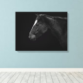 Pferdeportrait Leinwanddruck (Insitu (Holzboden))