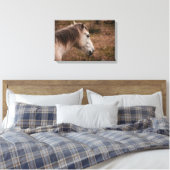 Pferdeportrait Leinwanddruck (Insitu (Schlafzimmer))