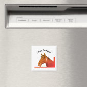 Pferdeportrait Magnet (In Situ (Geschirrspüler))