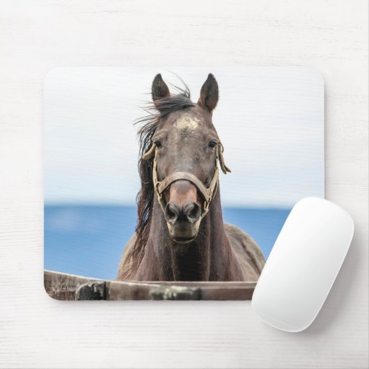 Pferdeportrait Mousepad (Mit Mouse)