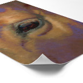 Pferdeportrait Poster (Ecke)