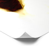 Pferdeportrait Poster (Ecke)