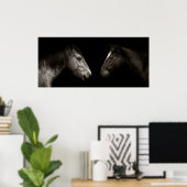 Pferdeportrait Poster (Heimbüro)