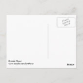 Pferdeportrait Postkarte (Rückseite)