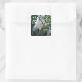 Pferdeportrait Quadratischer Aufkleber (Tasche)