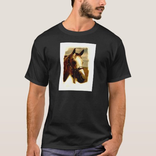 Pferdeportrait T-Shirt (Vorderseite)