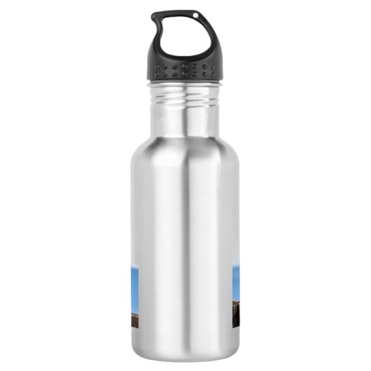 Pferdeportrait Trinkflasche (Rückseite)