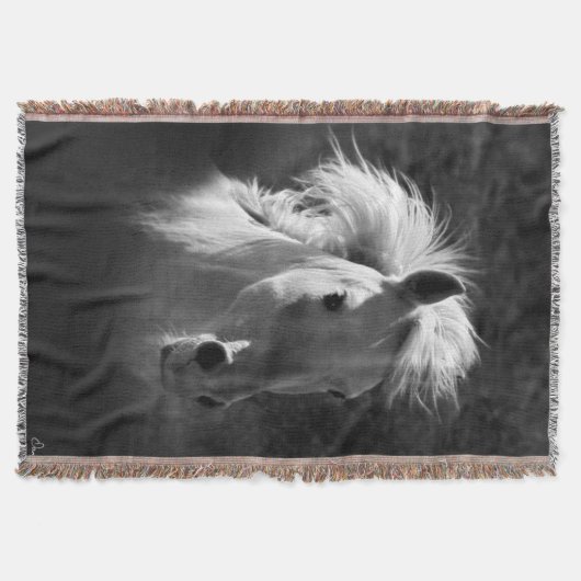 Pferdeportrait V Decke (Vorderseite)