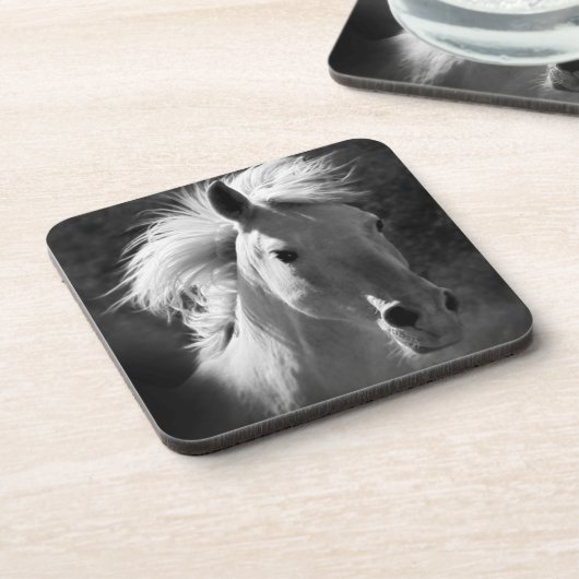 Pferdeportrait V Untersetzer (Linke Seite)