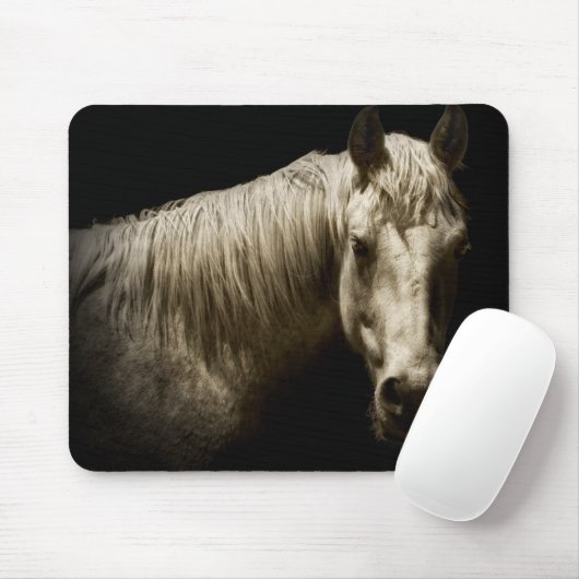 Pferdeportrait VI Mousepad (Mit Mouse)