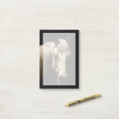 Pferdeportrait VI Post-it Klebezettel (Auf Schreibtisch)