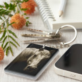 Pferdeportrait VI Schlüsselanhänger (Vorderseite rechts)