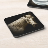 Pferdeportrait VI Untersetzer (Linke Seite)