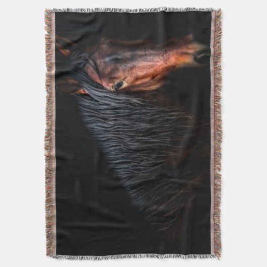 Pferdeportrait VII Decke (Vorderseite Vertikal)