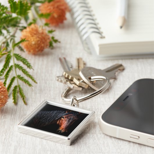 Pferdeportrait VII Schlüsselanhänger (Seite)