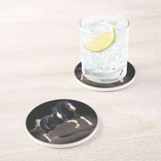 Pferdeportrait VIII Getränkeuntersetzer (Seite)