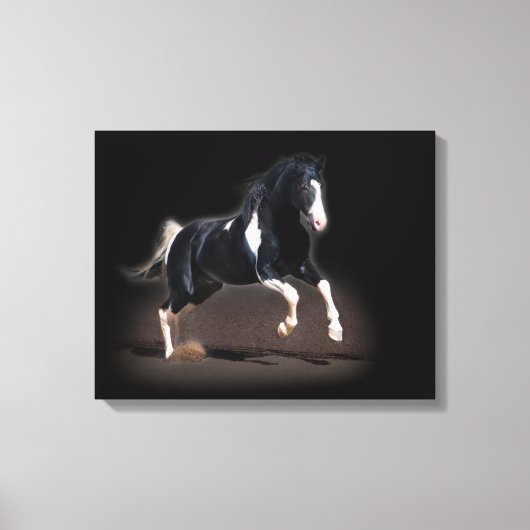 Pferdeportrait VIII Leinwanddruck (Vorderseite)