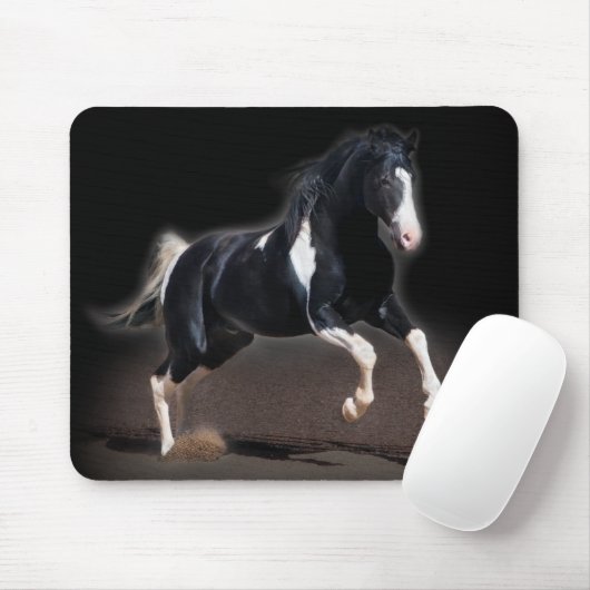 Pferdeportrait VIII Mousepad (Mit Mouse)