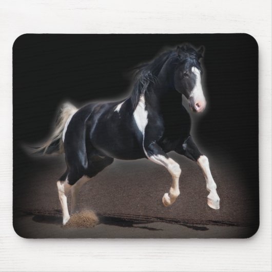 Pferdeportrait VIII Mousepad (Vorne)