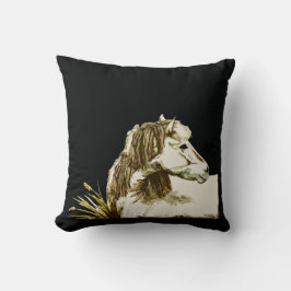 Pferdeportrait von Bliss Kissen