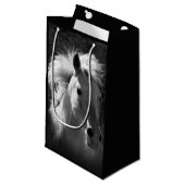 Pferdeporträt V Kleine Geschenktüte (Vorderseite Schrägansicht)