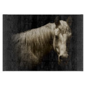 Pferdeporträt VI Schneidebrett (Vorderseite)