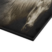 Pferdeporträt VI Schneidebrett (Ecke)