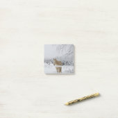 Pferdepost-itanmerkung Post-it Klebezettel (Auf Schreibtisch)