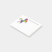 Pferdepost-itanmerkungen Post-it Klebezettel (angewinkelt)