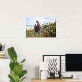 Pferdeposter Beach Poster (Heimbüro)
