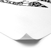 Pferdeposter - Clydesdale Foal - Zen Poster (Ecke)