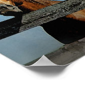 Pferdeposter drucken poster (Ecke)