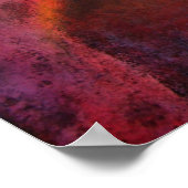 Pferdeposter Friedenspferde Western Art Poster (Ecke)