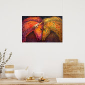 Pferdeposter Friedenspferde Western Art Poster (Küche)