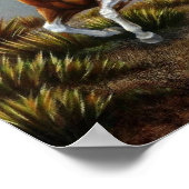 Pferdeposter - Malte Wüste Poster (Ecke)