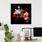 Pferdeposter Poster (Heimbüro)