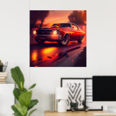 Pferdeposter Poster (Heimbüro)