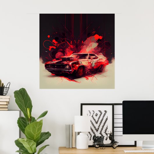 Pferdeposter Poster (Heimbüro)