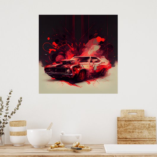 Pferdeposter Poster (Küche)