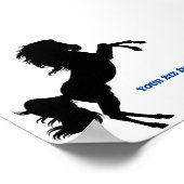 Pferdeposter Poster (Ecke)