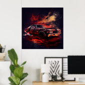 Pferdeposter Poster (Heimbüro)