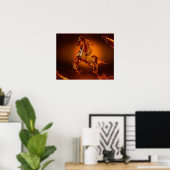Pferdeposter Poster (Heimbüro)