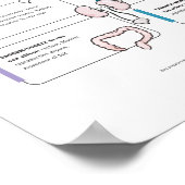 Pferdeposter Poster (Ecke)