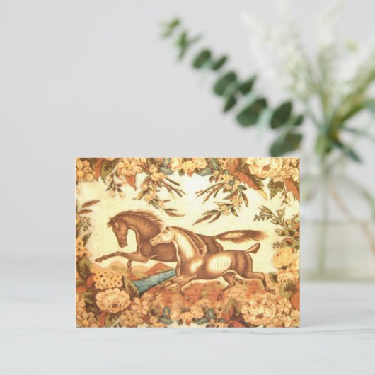 Pferdepostkarte 2 postkarte (Stehend Vorderseite)