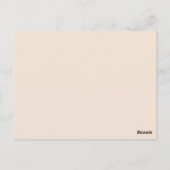 Pferdepostkarte Postkarte (Rückseite)