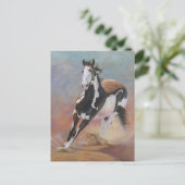 Pferdepostkarte Postkarte (Stehend Vorderseite)