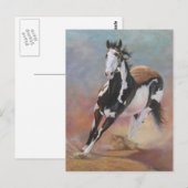Pferdepostkarte Postkarte (Vorne/Hinten)