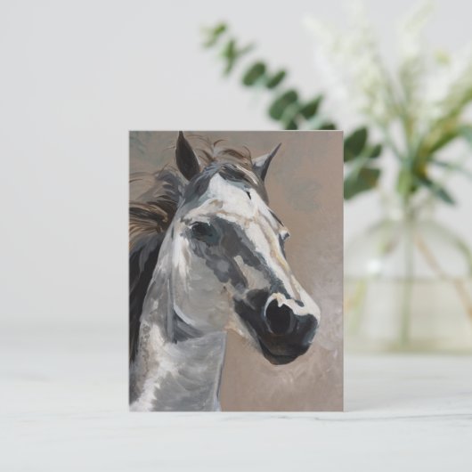 Pferdepostkarten Postkarte (Stehend Vorderseite)