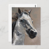 Pferdepostkarten Postkarte (Vorne/Hinten)