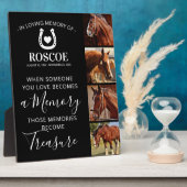 Pferdepräsent - Pferde Fotoplatte (Seite)